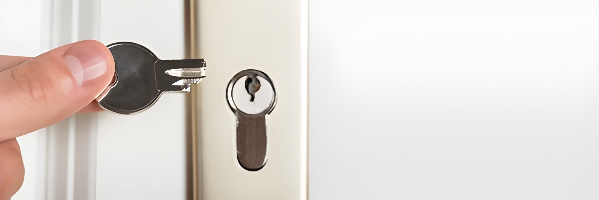 Sleutel met afgebroken punt voor deurslot